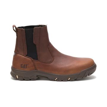 Women's Caterpillar Abbey Steel Toe Safety Boots Coffee | CAT412-CA