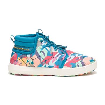 Women's Caterpillar CODE Scout Mid Sneakers Multicolor | CAT521-CA