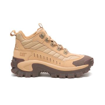 Women's Caterpillar Intruder Mid Sneakers Brown | CAT563-CA