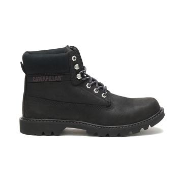 Women's Caterpillar eColorado Waterproof Work Boots Black | CAT502-CA