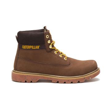 Women's Caterpillar eColorado Work Boots Coffee | CAT504-CA