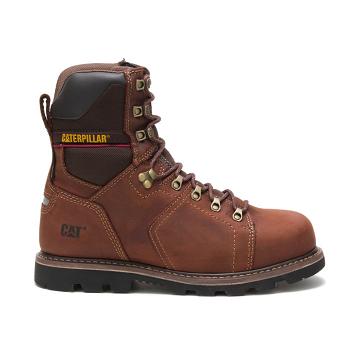 men Caterpillar Alaska 2.0 8" Waterproof Thinsulate™ Steel Toe Safety Boots Coffee | CAT043-CA