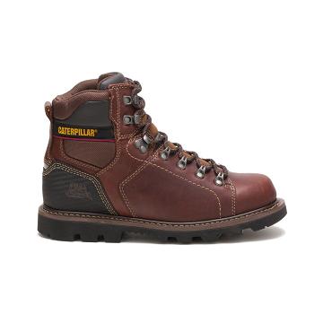 men Caterpillar Alaska 2.0 Safety Boots Brown | CAT023-CA