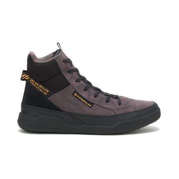 men Caterpillar CODE Hex Hi Utility Sneakers Purple | CAT328-CA