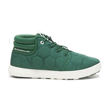 men Caterpillar CODE Scout Mid Sneakers Green | CAT303-CA