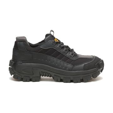 men Caterpillar Invader Steel Toe Walking Shoes Black | CAT375-CA