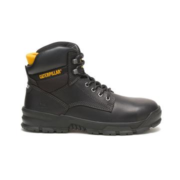 men Caterpillar Mobilize Alloy Toe Safety Boots Black | CAT081-CA