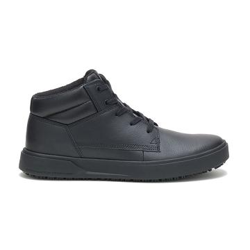 men Caterpillar ProRush SR+ Chukka Safety Boots Black | CAT012-CA