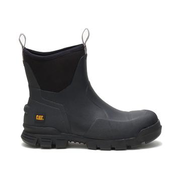 men Caterpillar Stormers 6" Safety Boots Black | CAT018-CA