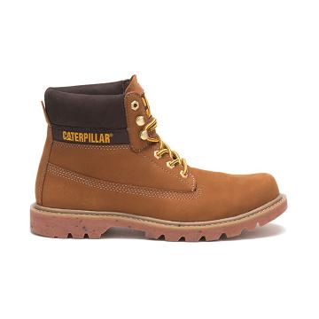 men Caterpillar eColorado Work Boots Brown | CAT265-CA